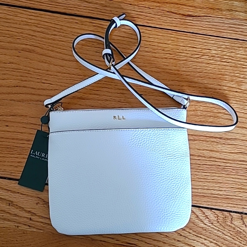 Lauren Ralph Lauren cream crossbody, NWT